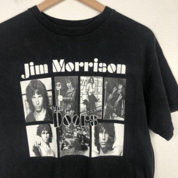 Vintage The Doors graphic band tee medium retro streetwear grunge - Picture 10 of 13